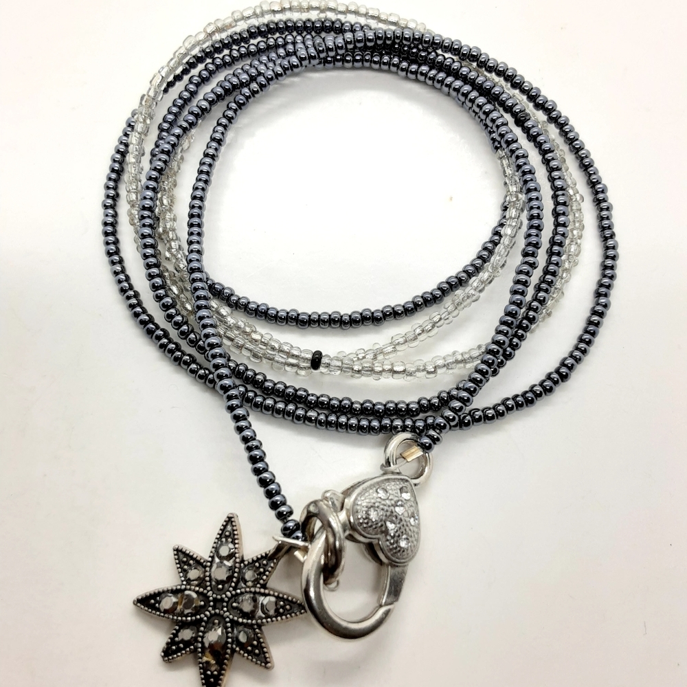 42 inch long seed bead bracelet